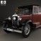 Austin 12/4 Taxi 1935 3d model
