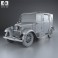 Austin 12/4 Taxi 1935 3d model