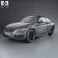 BMW 2 Series coupe (F22) 2014 3d model