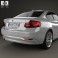 BMW 2 Series coupe (F22) 2014 3d model