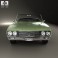 Buick Skylark convertible 1964 3d model