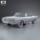 Buick Skylark convertible 1964 3d model