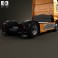 DAF CF Tractor Truck 2013 3d model
