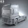 DAF CF Tractor Truck 2013 3d model