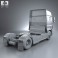 DAF CF Tractor Truck 2013 3d model