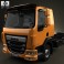 DAF LF Chassis Truck 2013 3d model