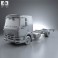 DAF LF Chassis Truck 2013 3d model
