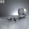 DAF LF Chassis Truck 2013 3d model