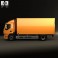 DAF LF Box Truck 2013 3d model