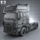 DAF XF Tractor Truck 2013 3d model