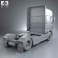 DAF XF Tractor Truck 2013 3d model