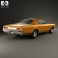 Dodge Coronet hardtop coupe 1970 3d model