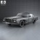 Dual-Ghia L6.4 coupe 1960 3d model