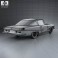 Dual-Ghia L6.4 coupe 1960 3d model