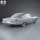 Dual-Ghia L6.4 coupe 1960 3d model