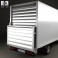 Ford Transit Luton Tailift Van 2012 3d model