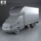 Ford Transit Luton Tailift Van 2012 3d model