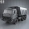 Kamaz 5511 Dump Truck 1977 3d model