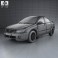 Kia Cerato (Spectra) sedan 2004 3d model