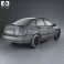 Kia Cerato (Spectra) sedan 2004 3d model