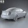 Kia Cerato (Spectra) sedan 2004 3d model