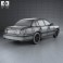 Kia Opirus (Amanti) 2006 3d model