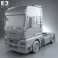 MAN TGX Tractor Truck 2012 3d model