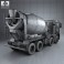 Mercedes-Benz Arocs Mixer Truck 2013 3d model