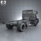 Mercedes-Benz Atron Chassis Truck 2011 3d model