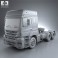 Mercedes-Benz Axor Tractor Truck 2011 3d model