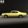 Mercury Montego Coupe 1970 3d model