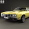 Mercury Montego Coupe 1970 3d model