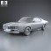 Mercury Montego Coupe 1970 3d model