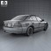 Mitsubishi Galant sedan 1996 3d model