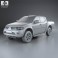 Mitsubishi L200 Triton Double Cab HPE 2012 3d model