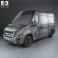 Nissan NV400 Panel Van 2010 3d model