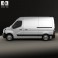 Nissan NV400 Panel Van 2010 3d model