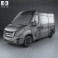 Nissan NV400 Passenger Van 2010 3d model