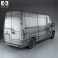 Nissan NV400 Passenger Van 2010 3d model