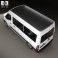 Nissan NV400 Passenger Van 2010 3d model