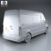 Nissan NV400 Passenger Van 2010 3d model