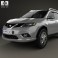 Nissan Rogue 2014 3d model