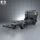 Renault D 14 Chassis Truck 2013 3d model