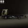 Renault D 14 Chassis Truck 2013 3d model