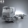 Renault D 14 Chassis Truck 2013 3d model