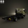 Renault D 7.5 Chassis Truck 2013 3d model