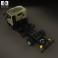 Renault D 7.5 Chassis Truck 2013 3d model