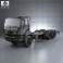 Renault Kerax Chassis Truck 1997 3d model