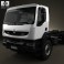 Renault Kerax Chassis Truck 1997 3d model