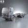 Renault Kerax Chassis Truck 1997 3d model